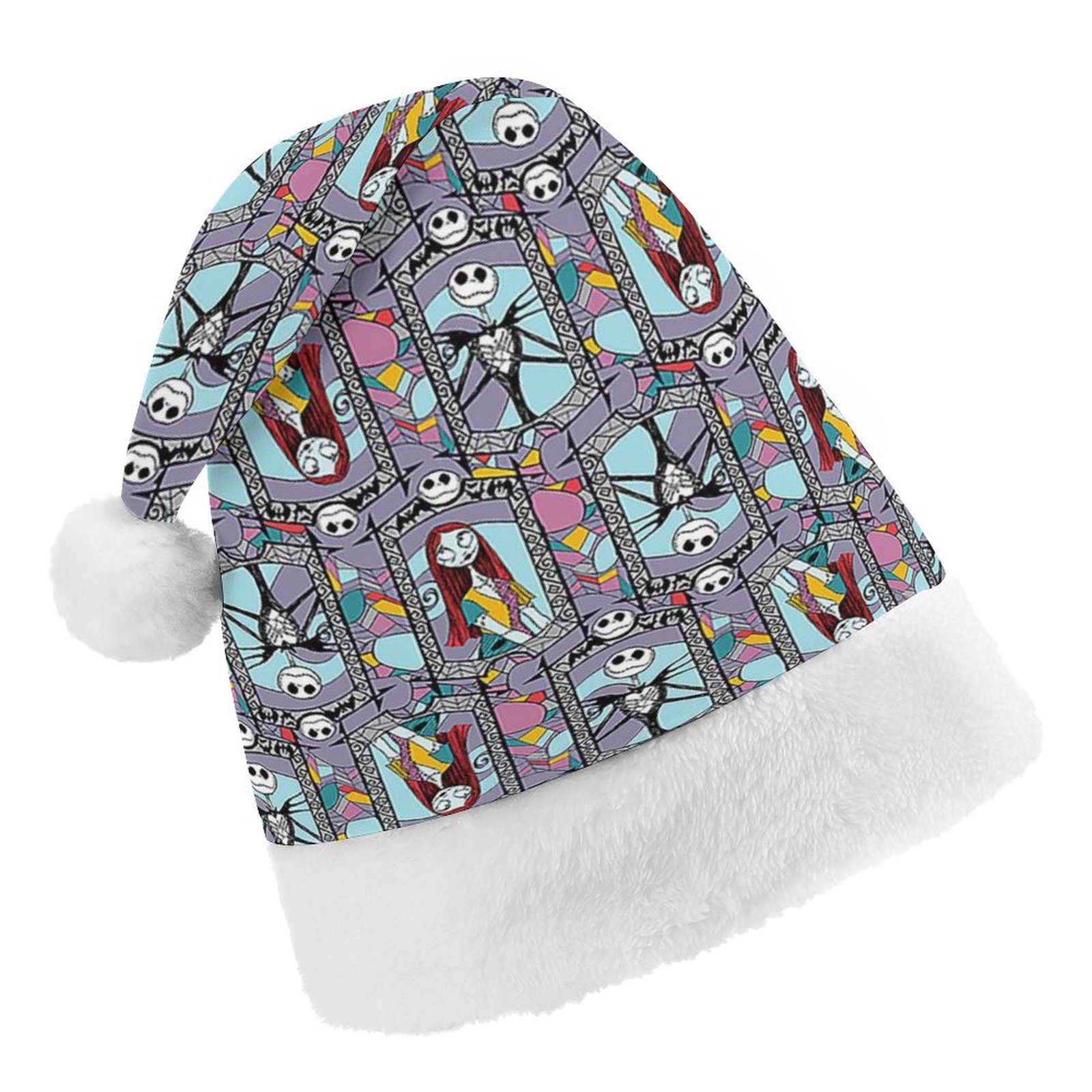 The Nightmare Before Christmas Christmas Hat for Adult And Kids Xmas Decor Ornaments Christmas New Year Festive Holiday Party Supplies Plush Santa Claus Hats